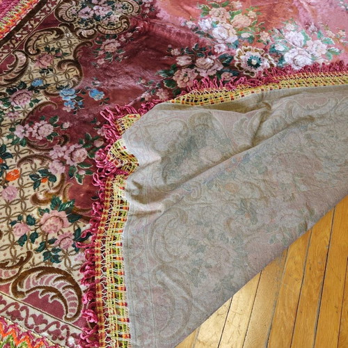 Velvet vintage blanket like new 200x250
