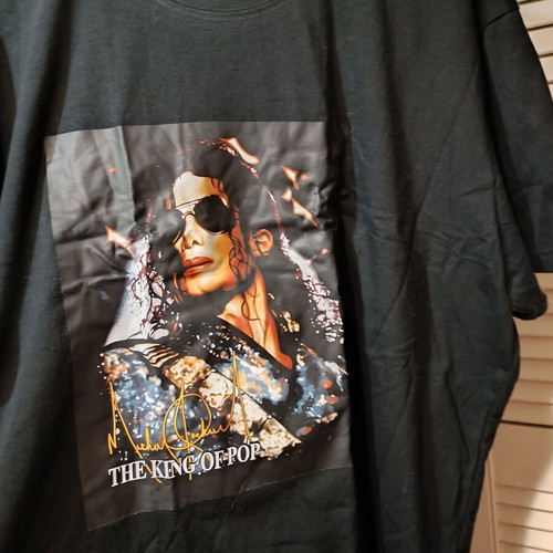 Michael Jackson collectible cotton t-shirt XXL black new