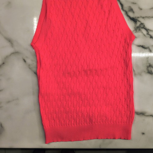 Runkera fuchsia knitted sleeveless top women M, like new