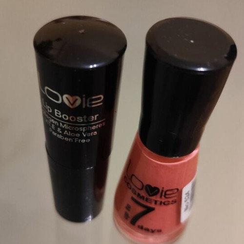 Lovie lipstick and nail polish set new