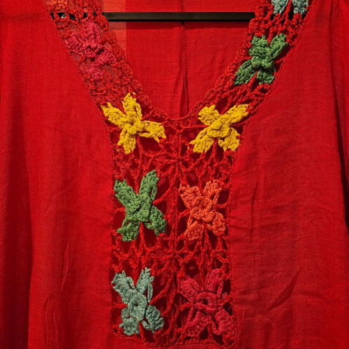Caftans new, pack of two, blue and red
