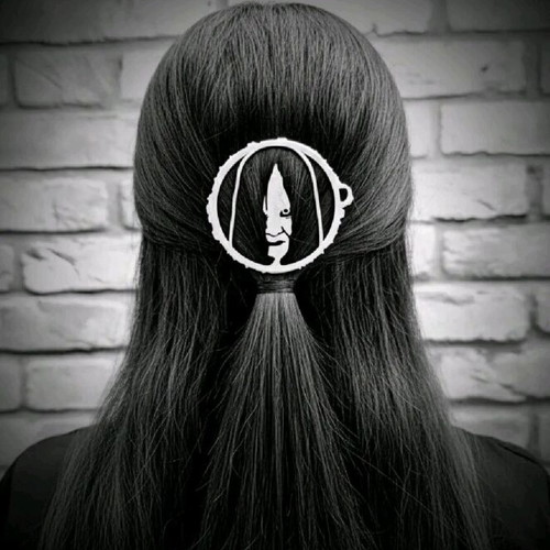The ring - Hair clip new, 3D printed, white