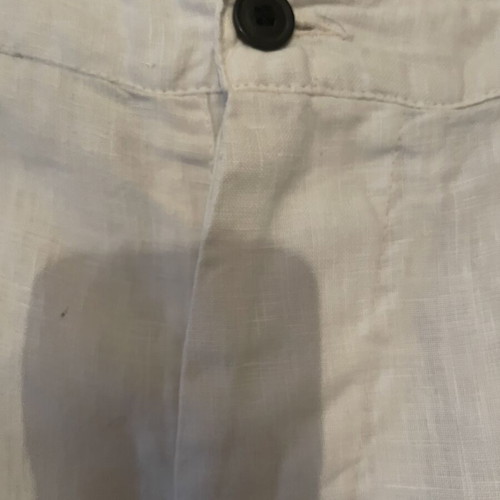 Zara men's linen bermuda shorts like new, size 42, sugar color