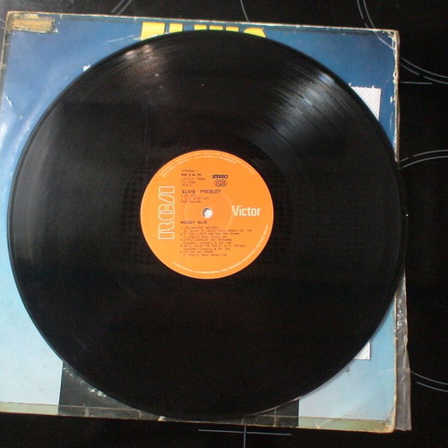 Elvis Presley Moody Blue vinyl used, rock