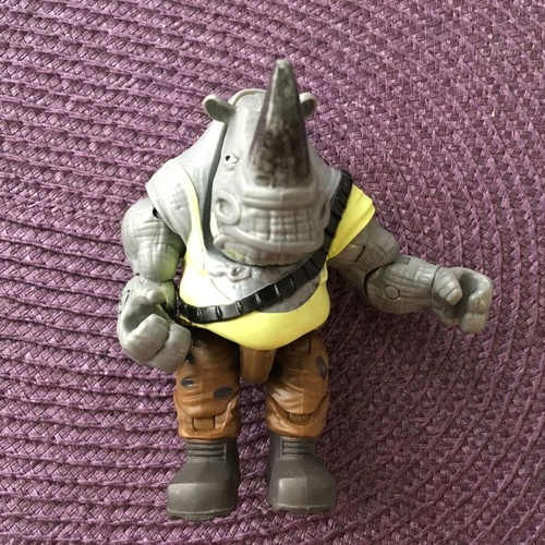 Rocksteady Teenage Mutant Ninja Turtles Figure TMNT 2023 Playmates 4 Inch like new