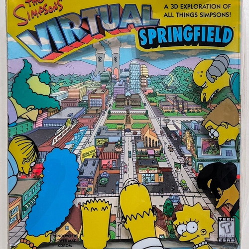The Simpsons Virtual Springfield PC παιχνίδι μεταχειρισμένο, adventure