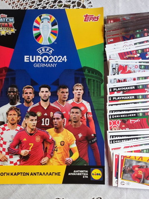 Match Attack Topps Album and Card Set new
