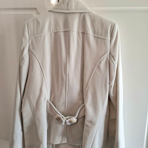 YSATIS White Ecru Jacket used, double button detail, size L