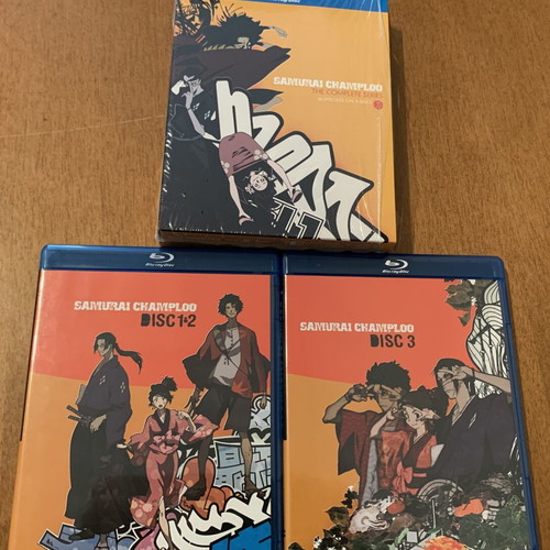 Samurai Champloo Blu-Ray box set like new, complete series