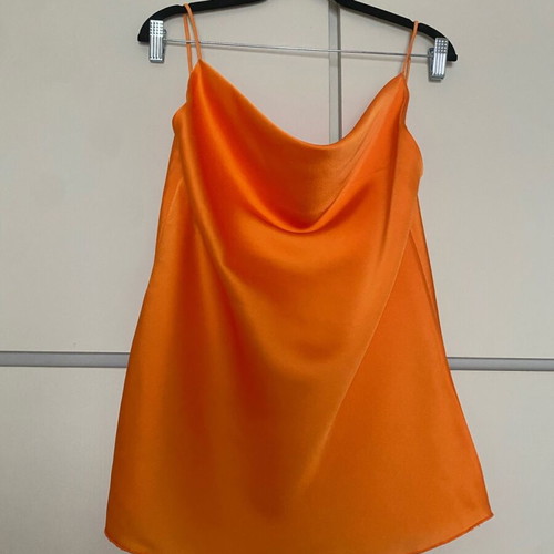 Drape top orange, like new