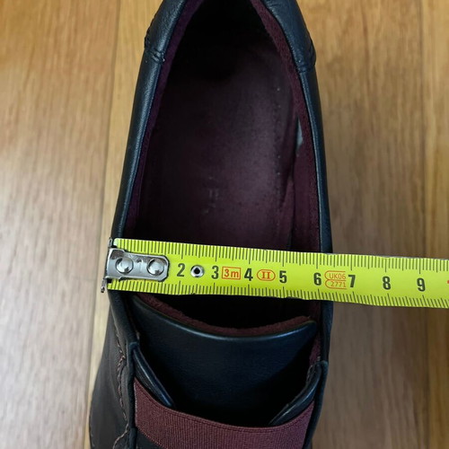 Leather anatomical women's shoes used, size 40, black