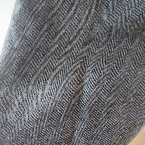 Wool gray Edited high-waisted pants with belt size S