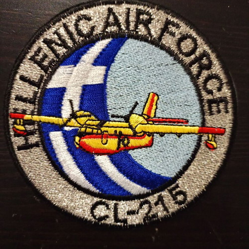 Canadair CL-215 Firefighting Aircraft Patch new, silver