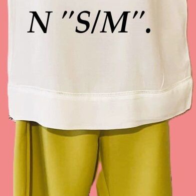 Nef-Nef set like new, white and green, size S/M