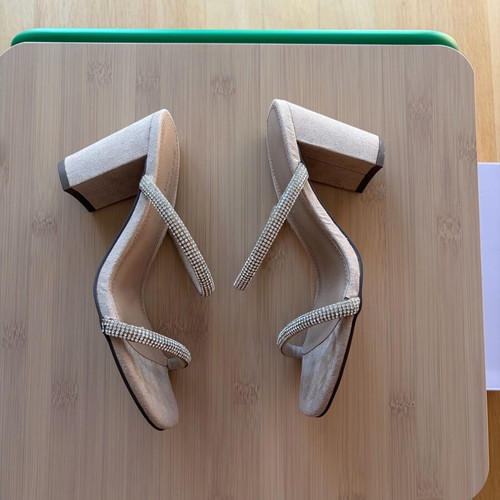 Madden Girl Tilly-R Nude Sandals like new with strass, size 36