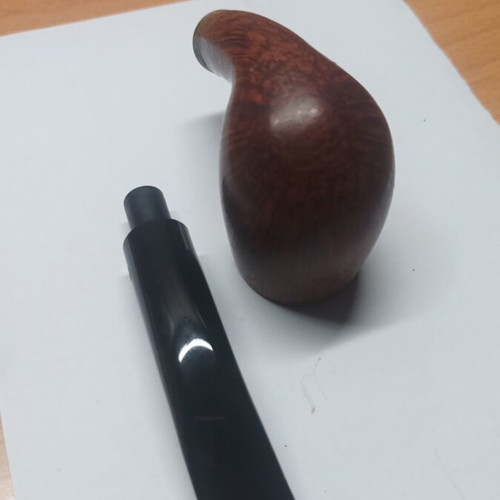 Stanwell Studio 85 smoking pipe used, Bent Billiard, Briar wood