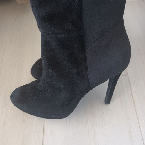 Ash suede boots like new, size 39, black