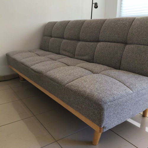 JYSK NEJEDE sofa bed, light grey