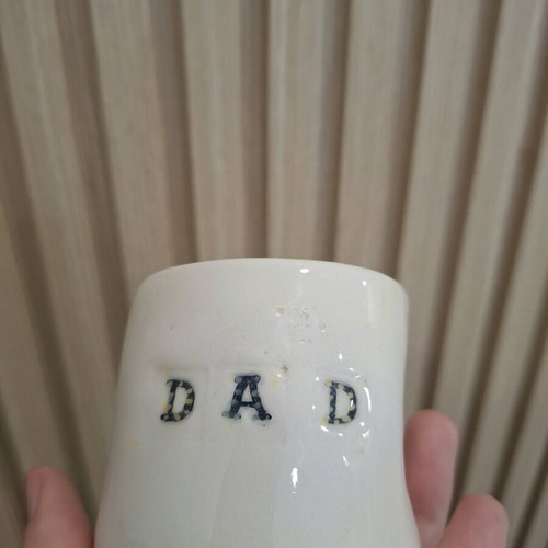 Espresso mug Dad new with splashes