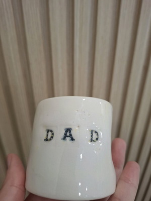 Espresso mug Dad new with splashes