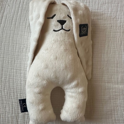 La Millou baby plush cuddle toy used, bunny