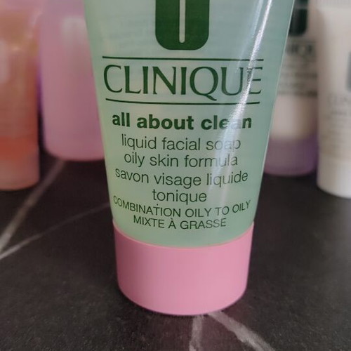 Clinique skincare set new with pouch