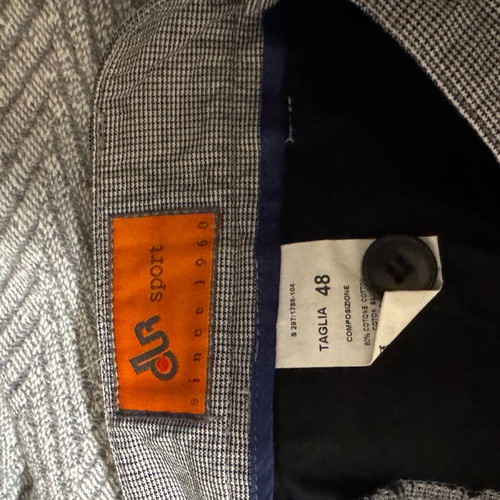 Dur men's summer pants like new, size 48, cotton and linen