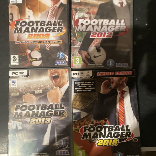 Football Manager 4x PC games like new