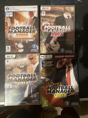 Football Manager 4x PC games like new