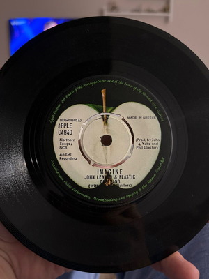 John Lenin Imagine 45 RPM record like new
