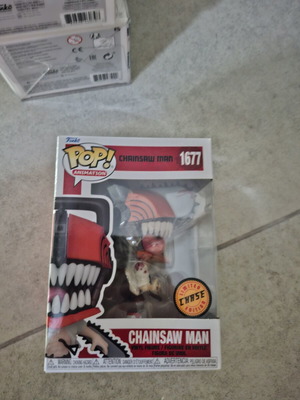 Funko Pop Chainsaw Man Chase vinyl figure