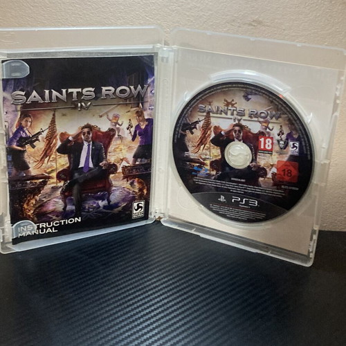 Saints Row IV PS3 game used, full set, light scratches