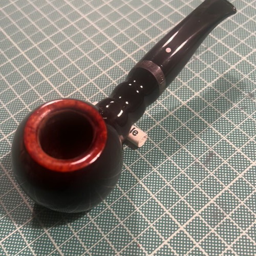 Vauen Horst Lichner 0494 briar pipe used with silver ring and acrylic filter