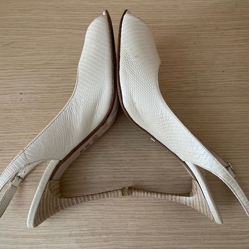 Takis Mallas No 40 leather heels like new