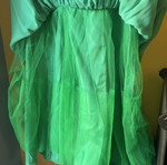 Rococo Off-Shoulder Summer Cocktail Dress Like New, Green, M/L