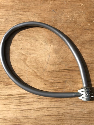 Vintage LUMA Bicycle Lock Gray Color with Code 471 New