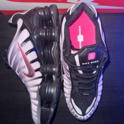 Nike Shox TL shoes new, black and playful pink