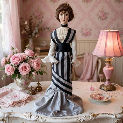 Eliza Doolittle porcelain doll from My Fair Lady, Theoni Aldredge Collection