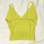 Yellow wool top size small, new