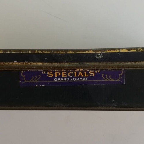 Maspero Freres metal cigarette box used vintage
