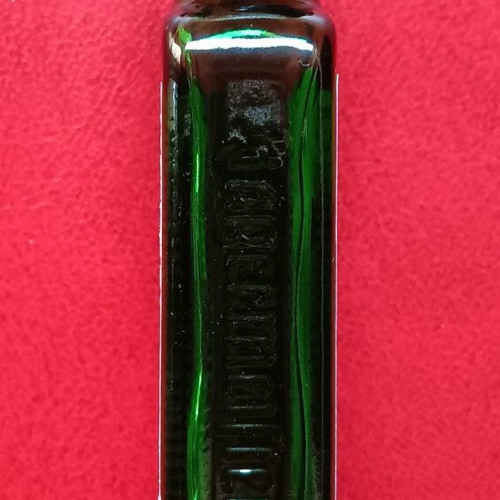 Jagermeister collectible glass miniature bottle like new