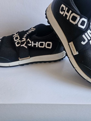 Jimmy Choo Toronto sneakers, black and white, size 38