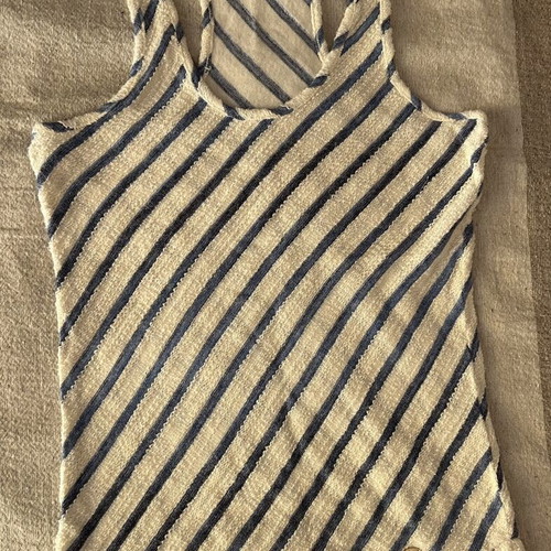 Juicy Couture Striped Racerback Tank Top size S like new