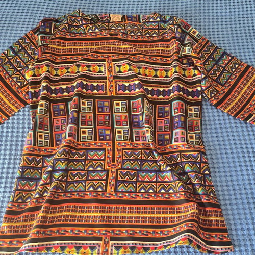 Swarna colorful kaftan tunic, free size