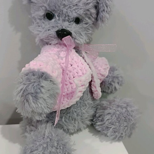 Handmade puppy new with movable head and legs