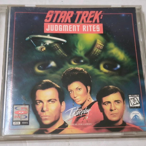 Star Trek Judgment Rites PC game like new, adventure