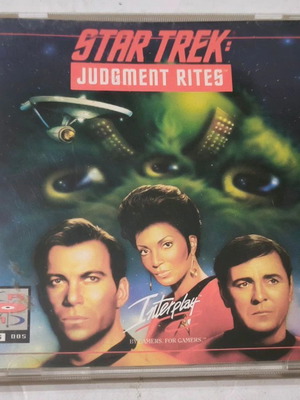 Star Trek Judgment Rites PC game like new, adventure