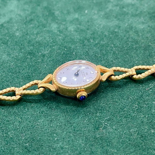 Vintage MIDAS watch like new, mechanical, white and gold