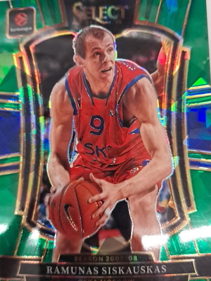 Panini Select Euroleague Ramunas Siskauskas Premier card new