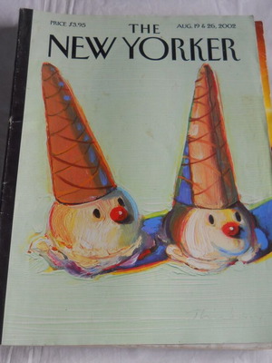 New Yorker magazine used, issues August 19 and 26 2002